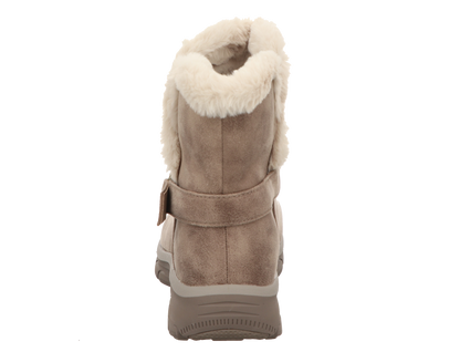 Skechers Damen Schnürstiefel Slip-Ins Easy Going in taupe