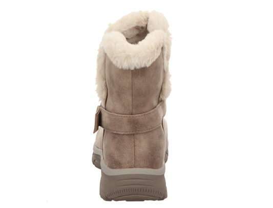 Skechers Damen Schnürstiefel Slip-Ins Easy Going in taupe