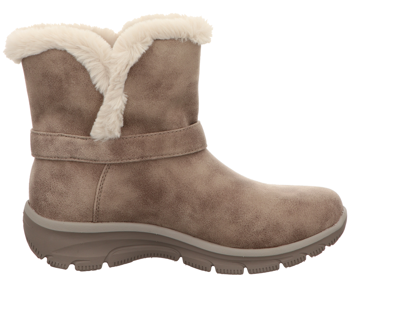 Skechers Damen Schnürstiefel Slip-Ins Easy Going in taupe