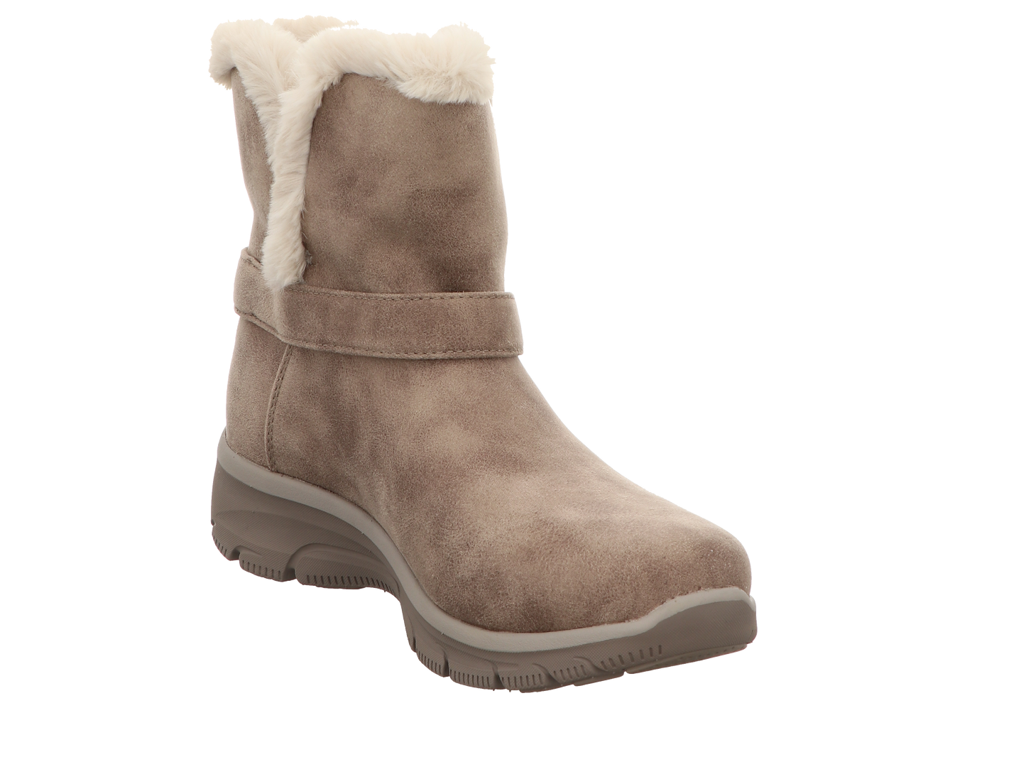 Skechers Damen Schnürstiefel Slip-Ins Easy Going in taupe