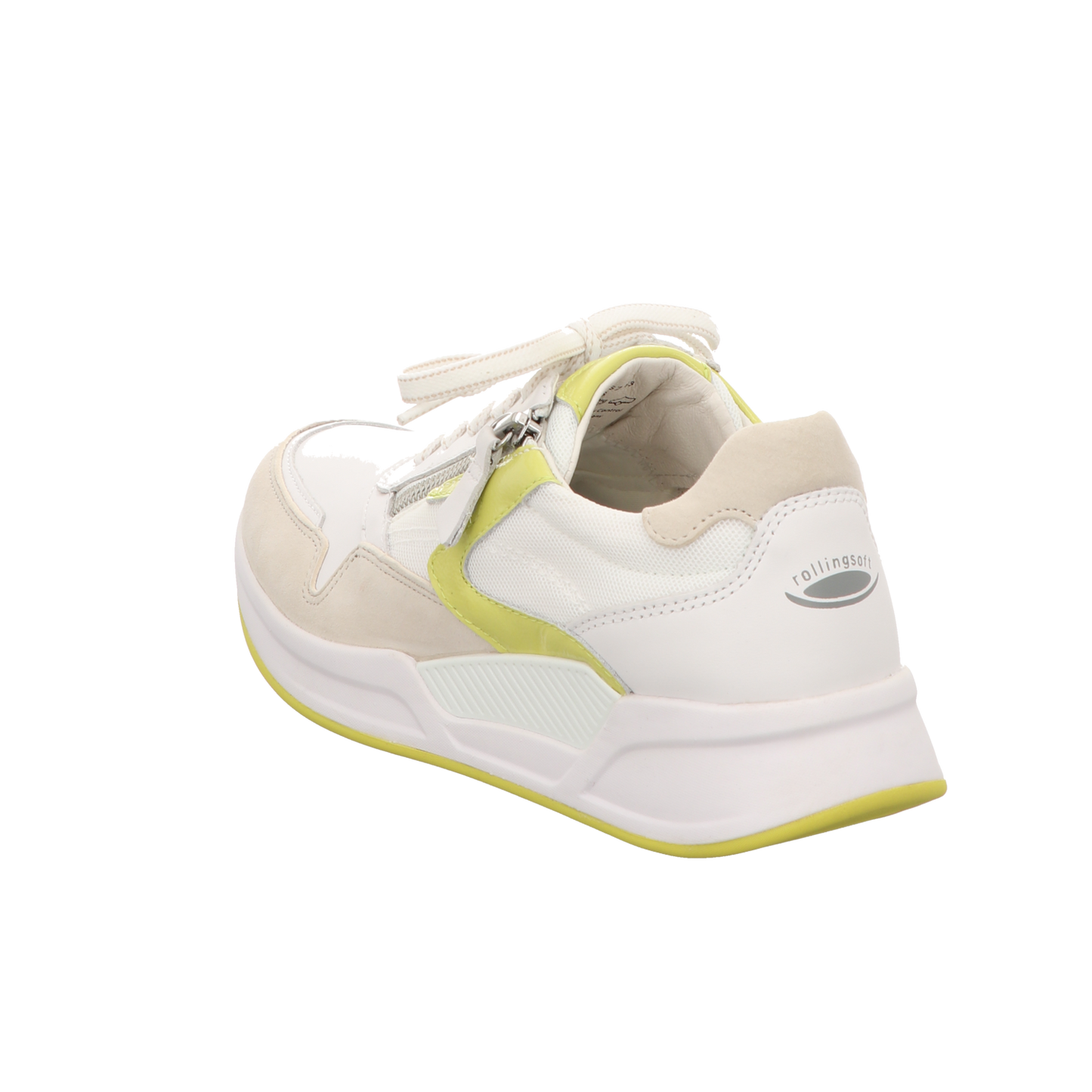 Gabor Damen Schnürschuh bequem  in weiss