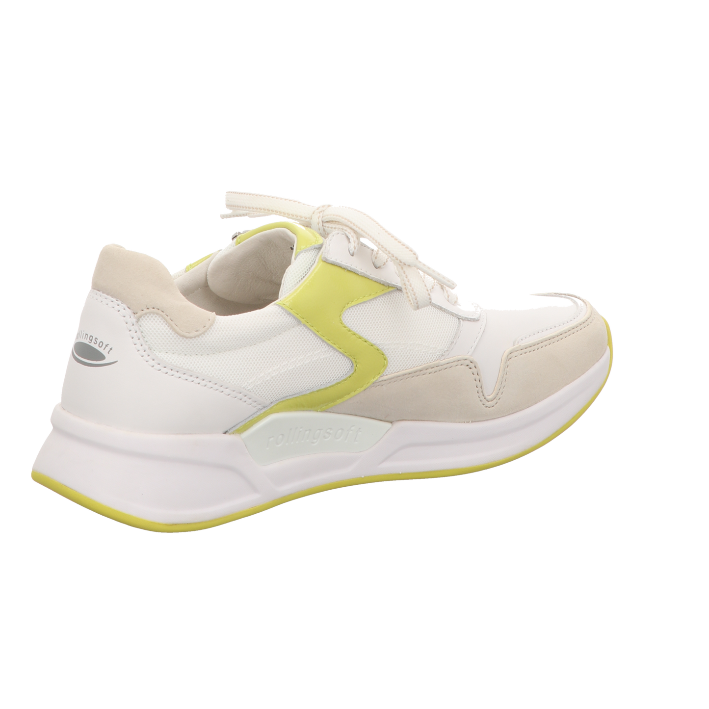 Gabor Damen Schnürschuh bequem  in weiss