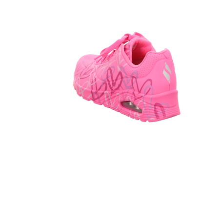 Skechers Damen Schnürschuh Uno_Goldcrown in pink