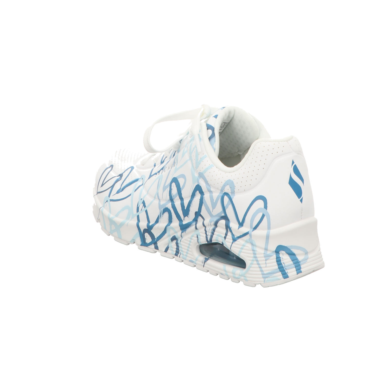 Skechers Damen Schnürschuh Uno Goldcrown in weiss