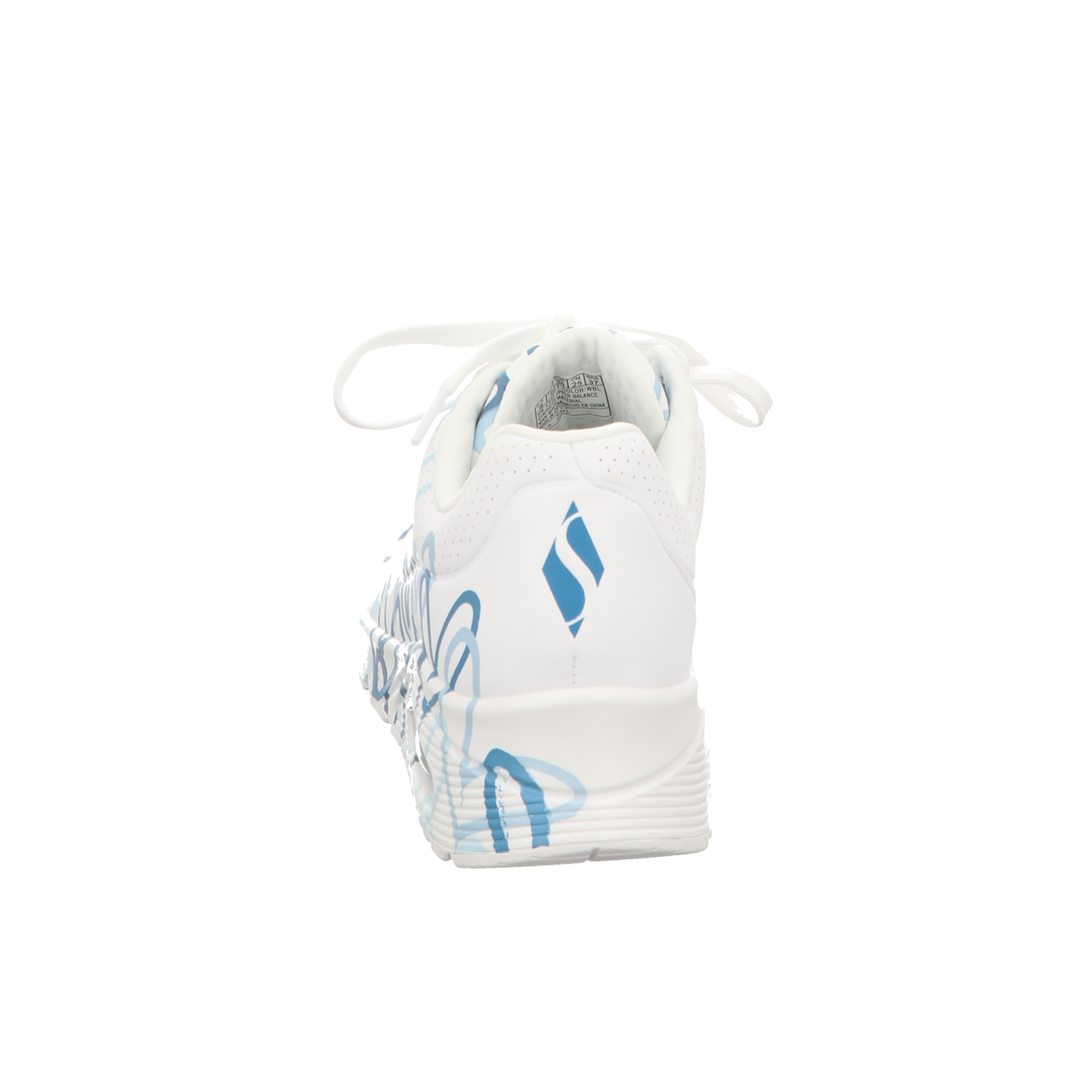 Skechers Damen Schnürschuh Uno Goldcrown in weiss