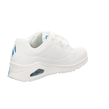 Skechers Damen Schnürschuh Uno Goldcrown in weiss