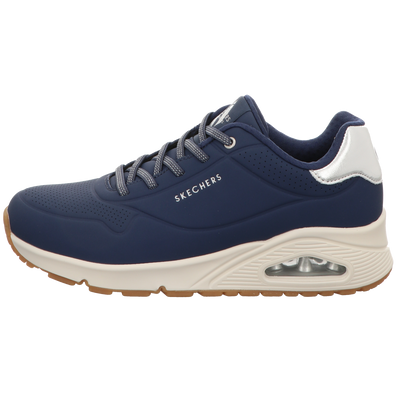 Skechers Damen Slipper Uno- Shimmer in blau