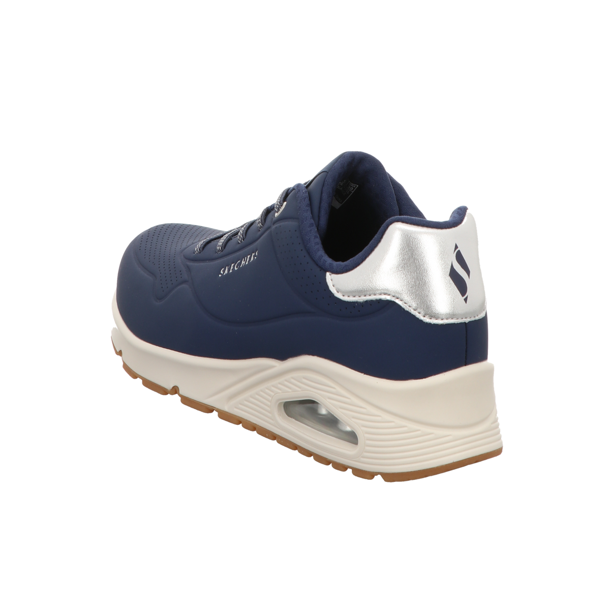Skechers Damen Slipper Uno- Shimmer in blau