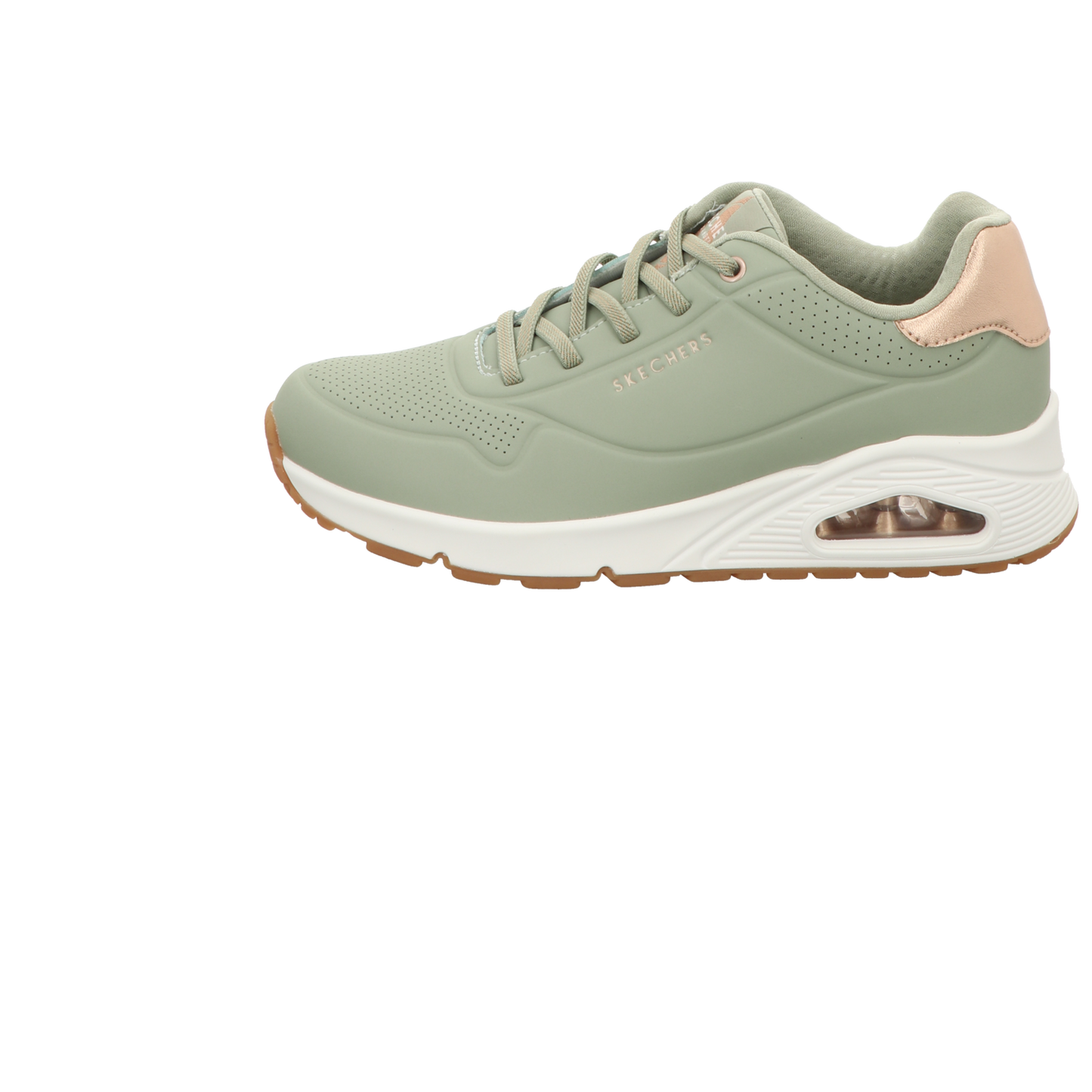 Skechers Damen Slipper Uno-Shimmer in gruen