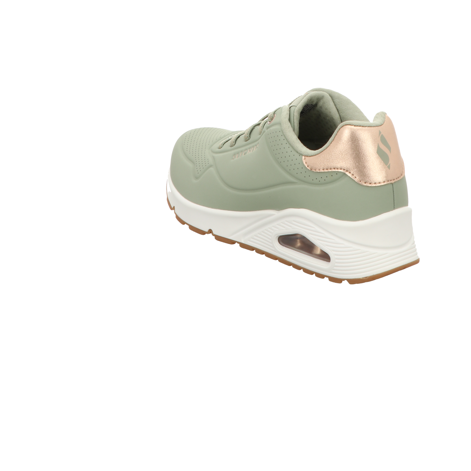 Skechers Damen Slipper Uno-Shimmer in gruen