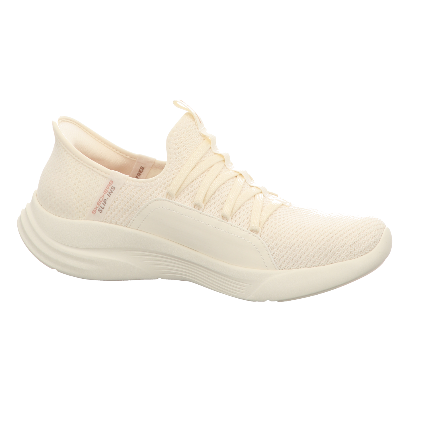 Skechers Damen Slipper Slip-Ins Relaxed Fit in weiss