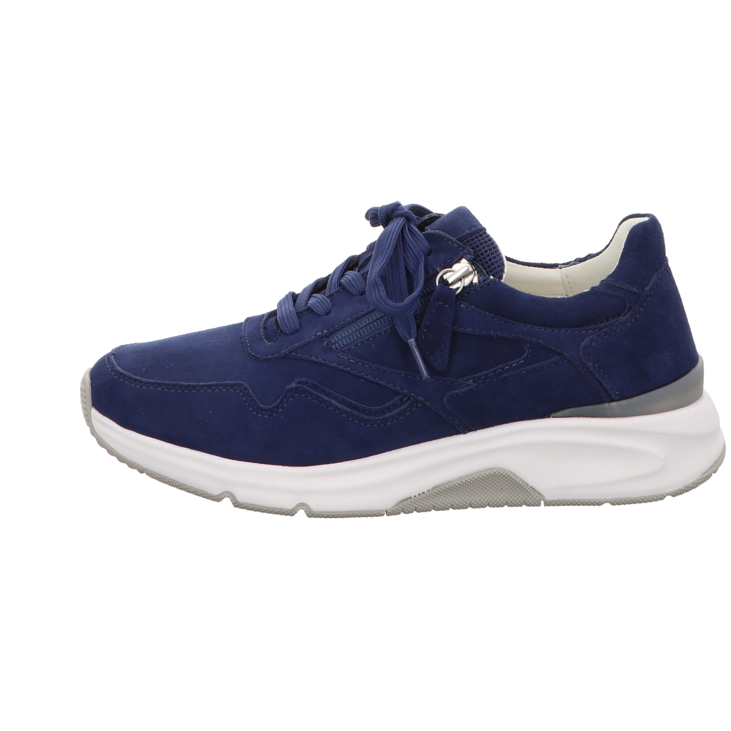 Gabor Damen Schnürschuh bequem Rolling Soft in blau