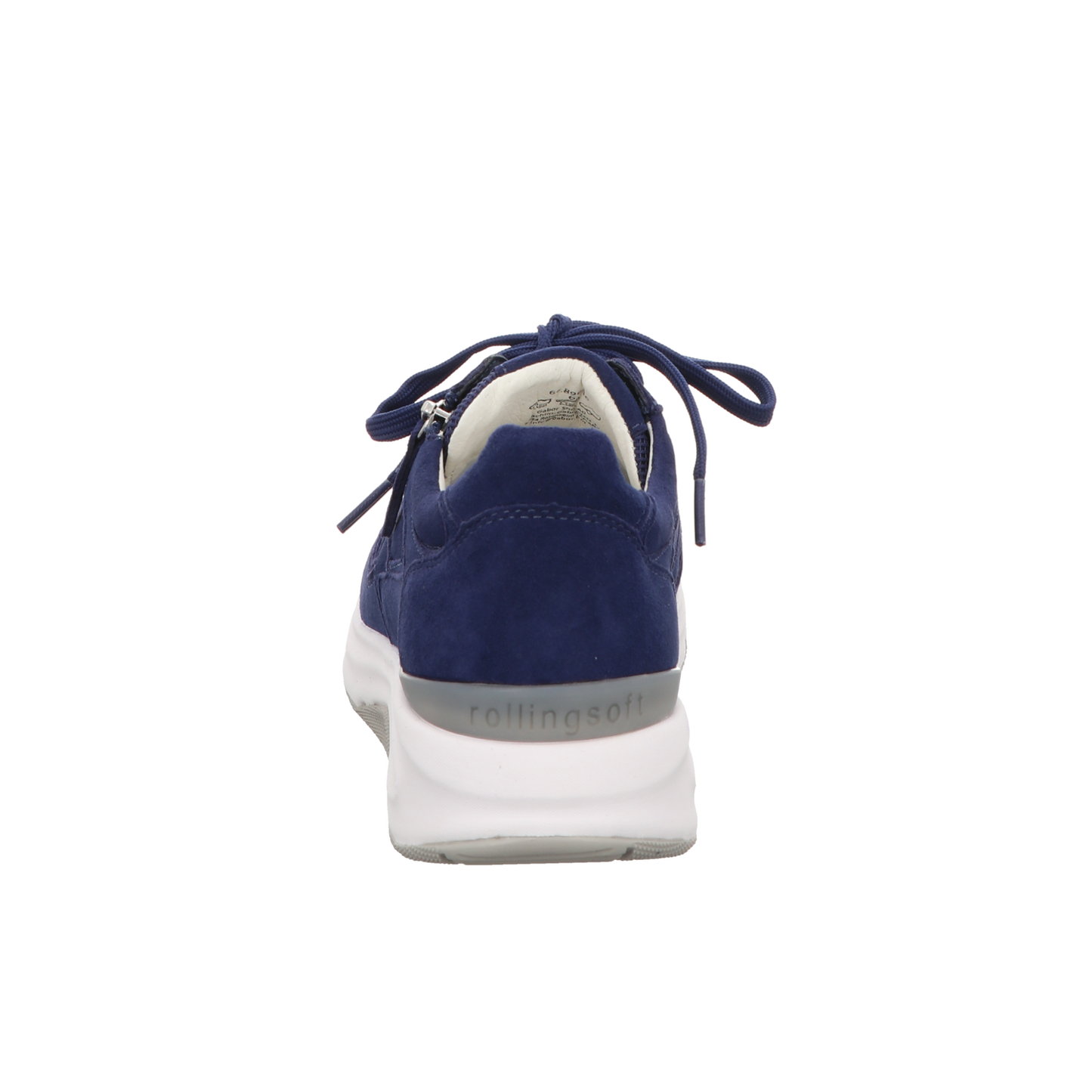 Gabor Damen Schnürschuh bequem Rolling Soft in blau