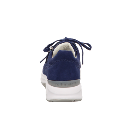Gabor Damen Schnürschuh bequem Rolling Soft in blau
