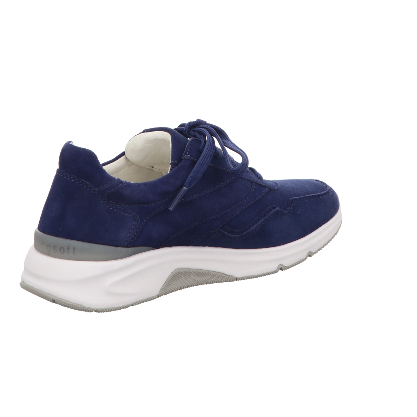 Gabor Damen Schnürschuh bequem Rolling Soft in blau