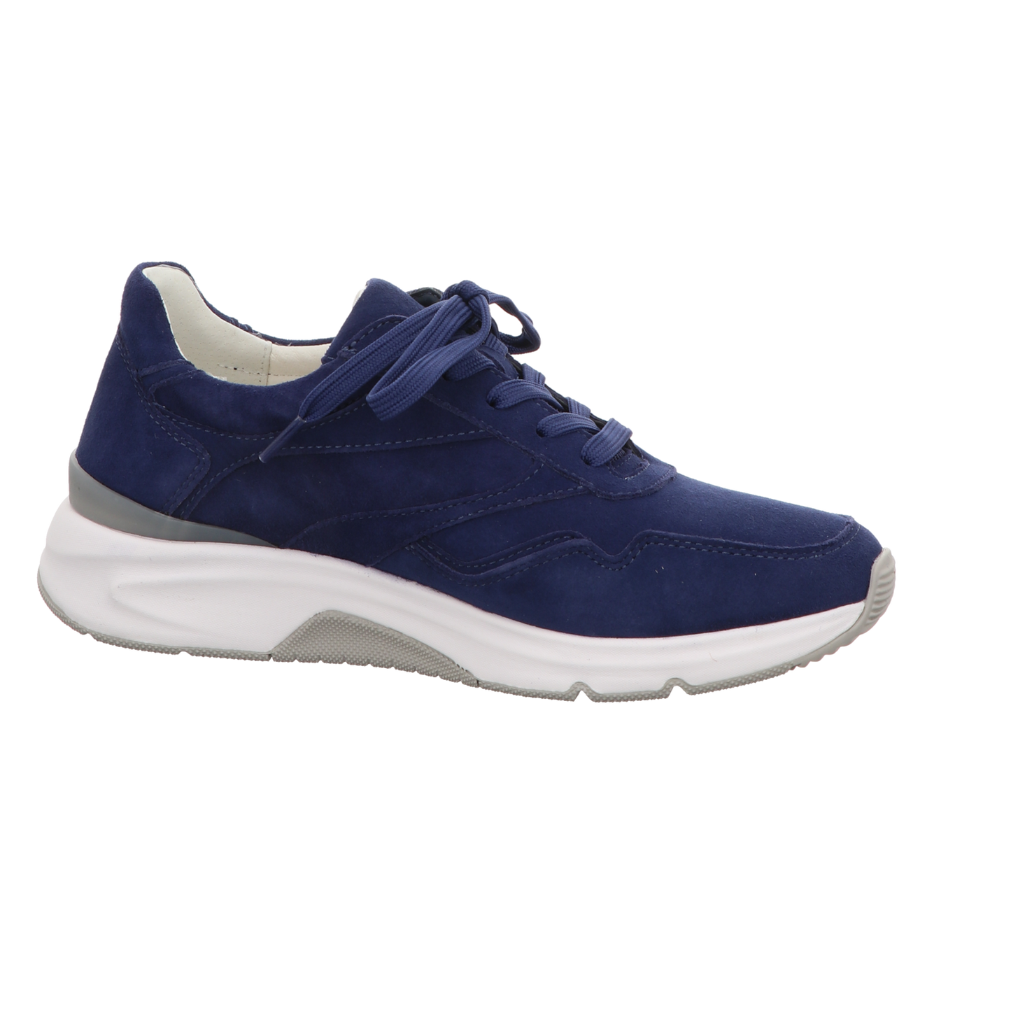 Gabor Damen Schnürschuh bequem Rolling Soft in blau