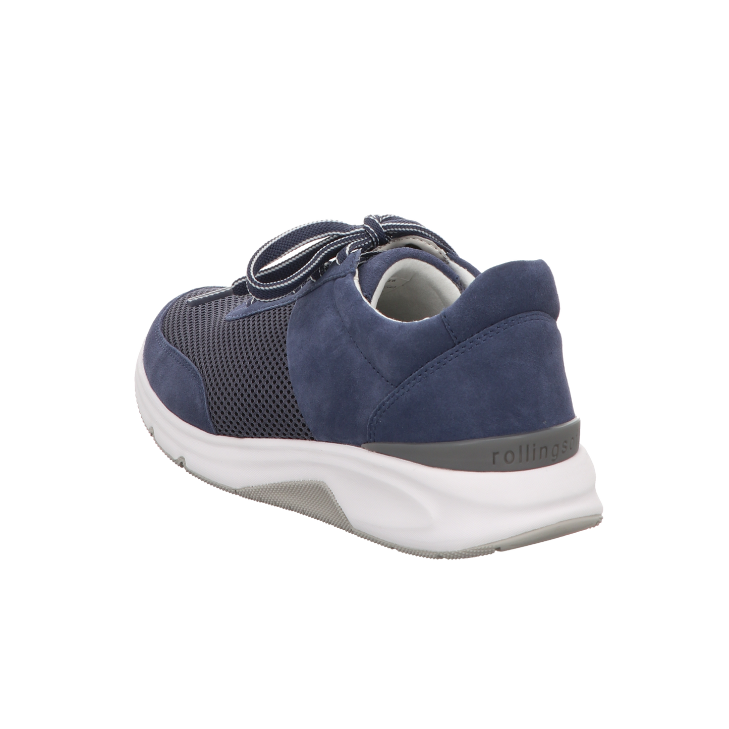 Gabor Damen Schnürschuh bequem Rolling Soft in blau