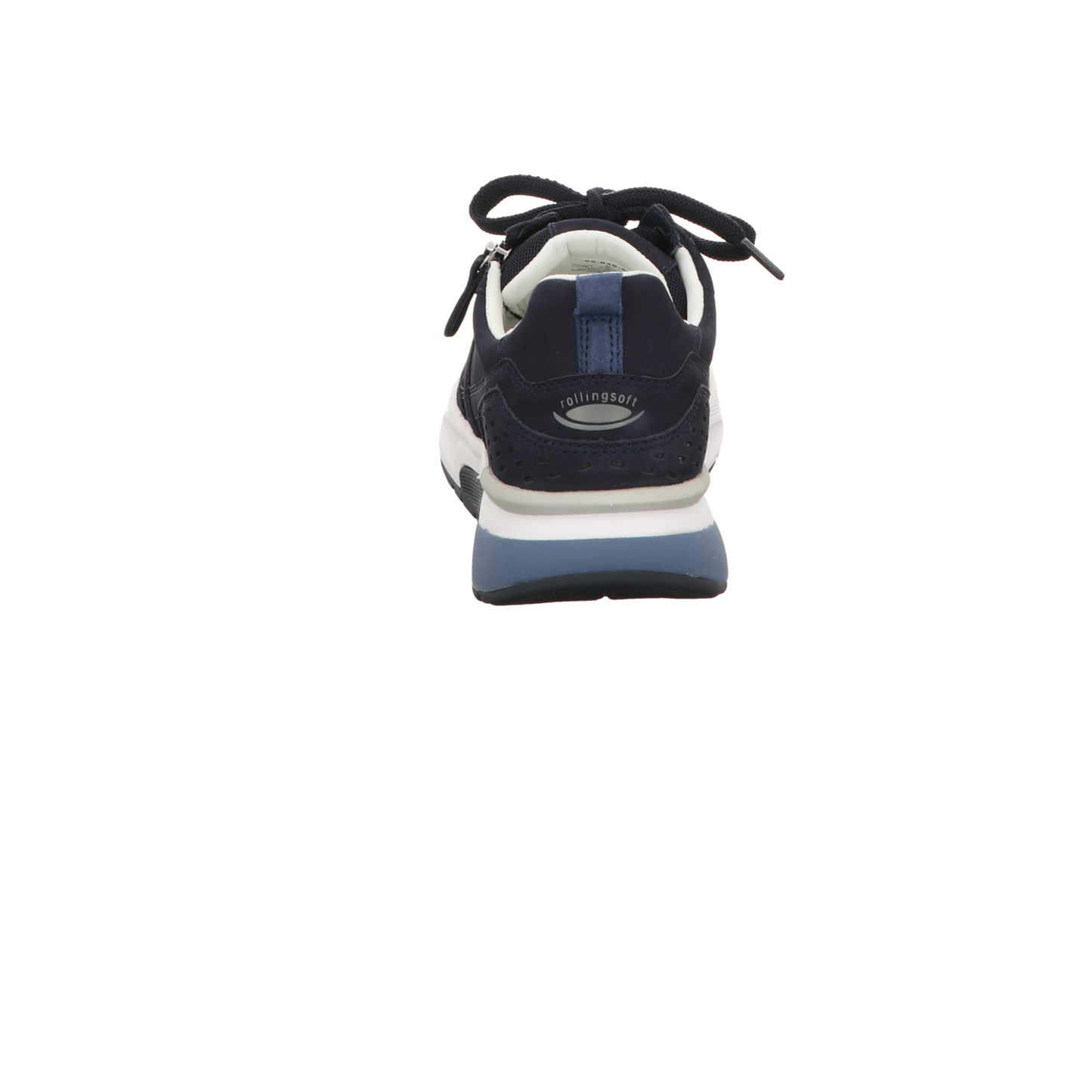 Gabor Damen Schnürschuh bequem Rolling Soft in blau