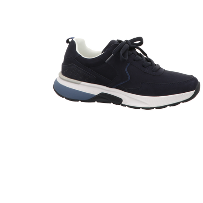 Gabor Damen Schnürschuh bequem Rolling Soft in blau