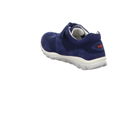 Gabor Damen Schnürschuh bequem Rolling Soft in blau