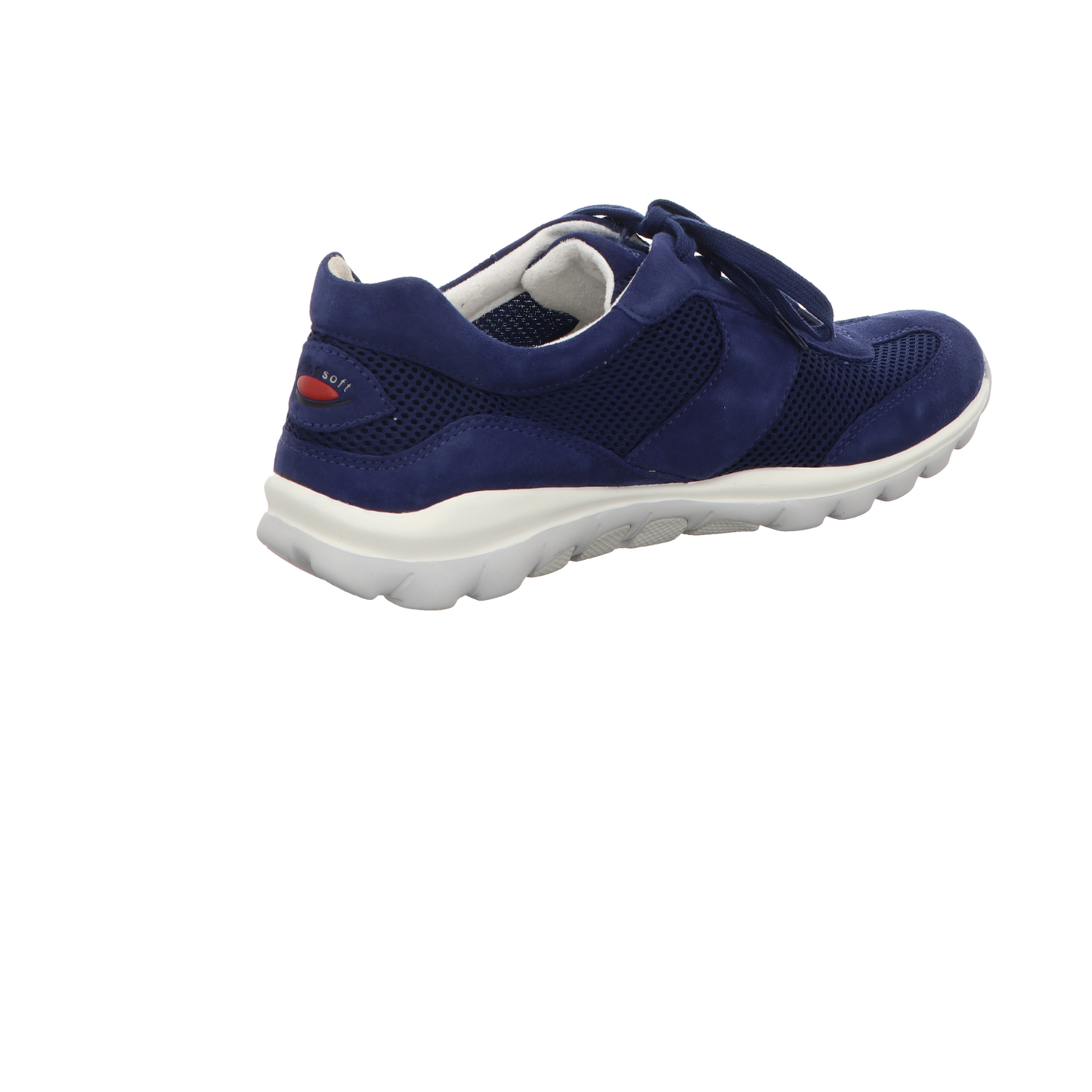 Gabor Damen Schnürschuh bequem Rolling Soft in blau