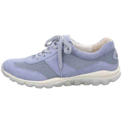 Gabor Damen Schnürschuh bequem Rolling Soft in blau