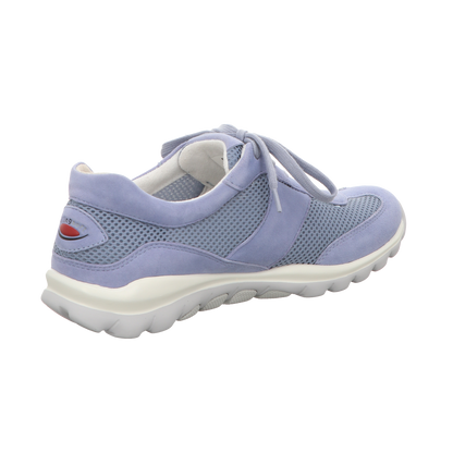 Gabor Damen Schnürschuh bequem Rolling Soft in blau