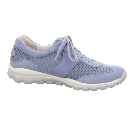 Gabor Damen Schnürschuh bequem Rolling Soft in blau