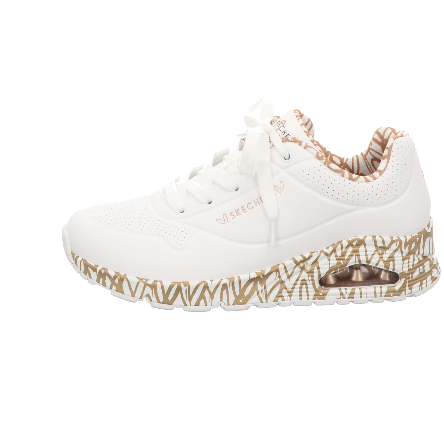 Skechers Damen Schnürschuh  in weiss