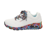 Skechers Damen Schnürschuh Uno in weiss
