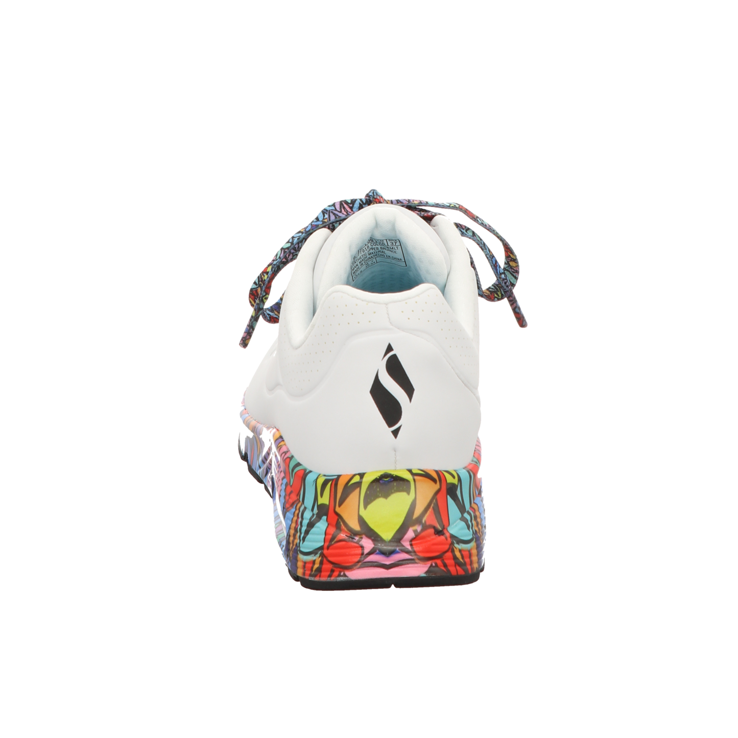 Skechers Damen Schnürschuh Uno in weiss