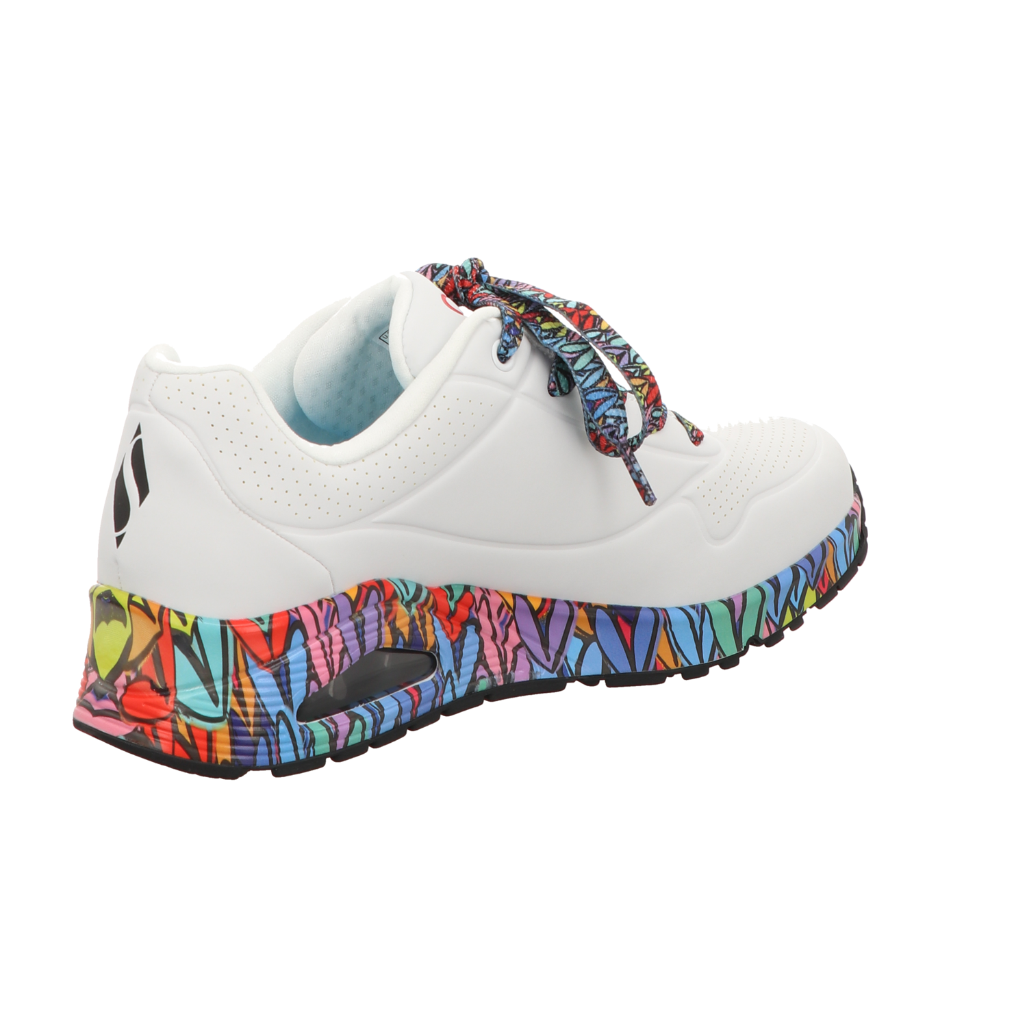Skechers Damen Schnürschuh Uno in weiss