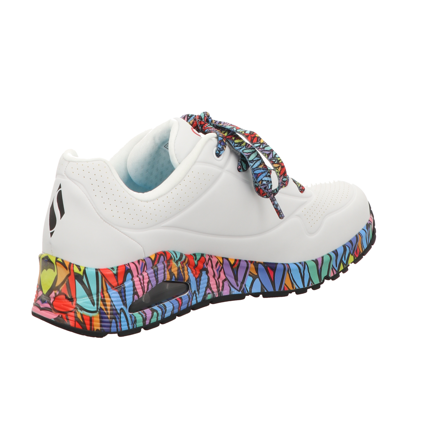 Skechers Damen Schnürschuh Uno in weiss
