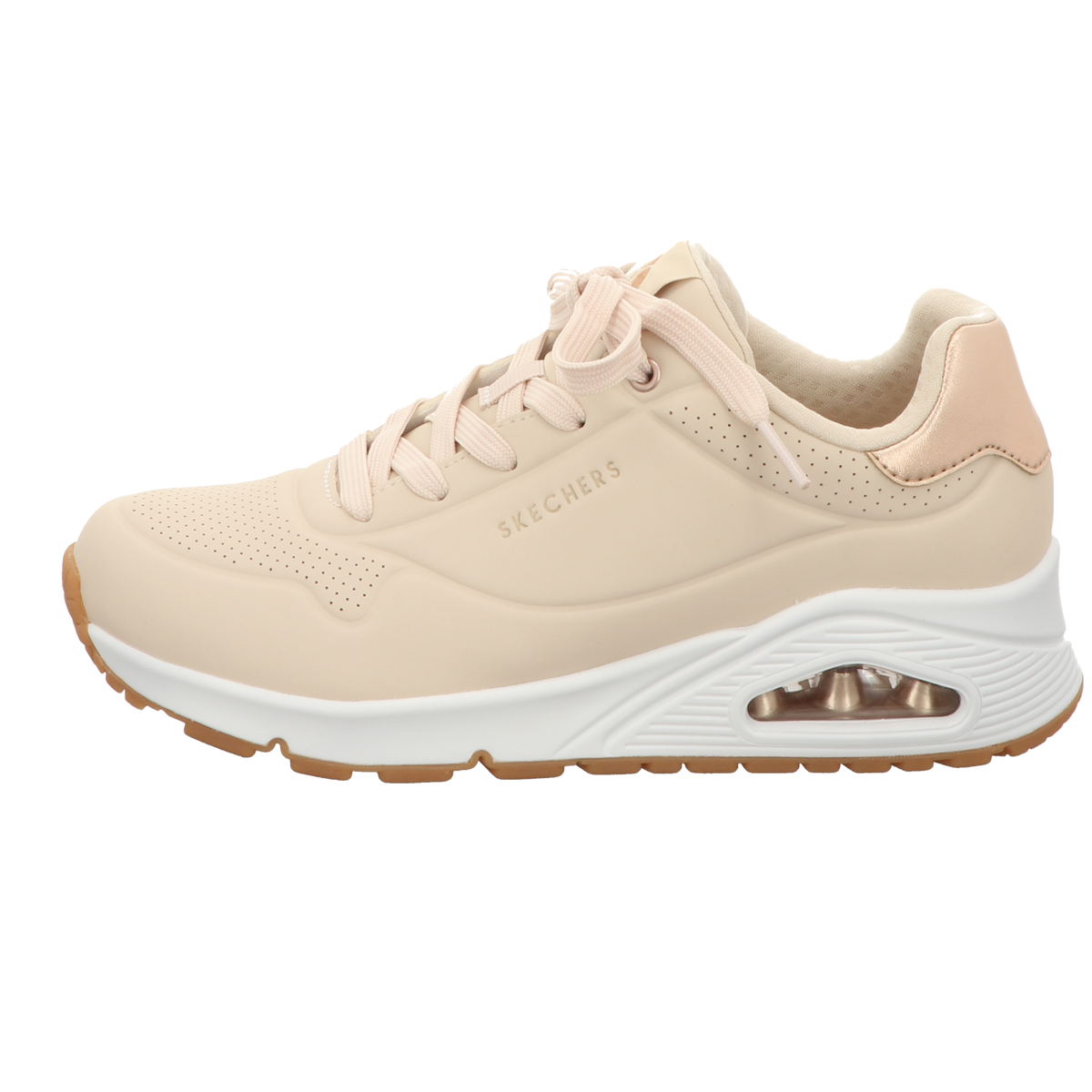 Skechers Damen Schnürschuh Uno Golden Air in beige