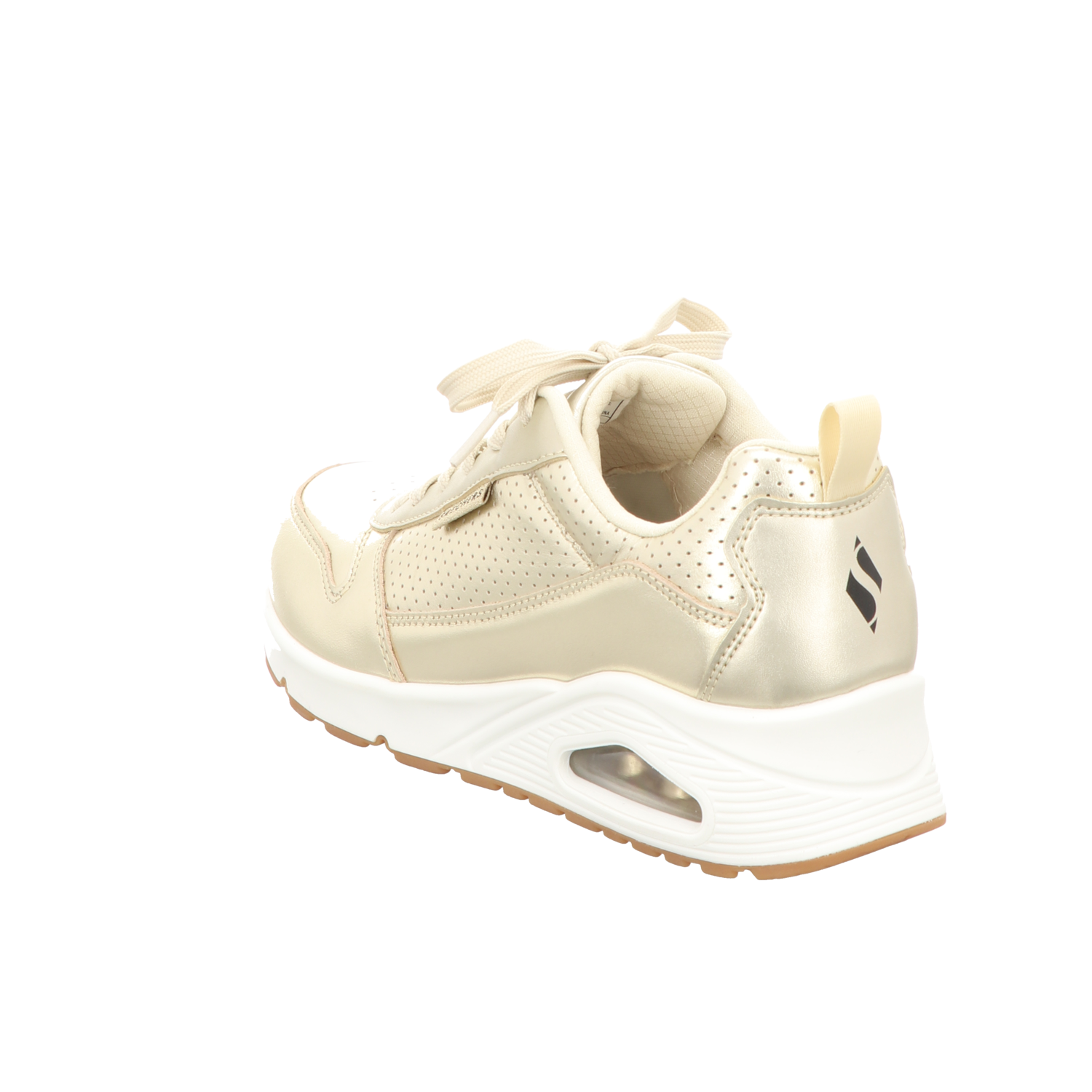 Skechers Damen Schnürschuh Uno Metallixs in gold