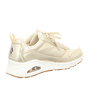 Skechers Damen Schnürschuh Uno Metallixs in gold