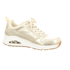 Skechers Damen Schnürschuh Uno Metallixs in gold
