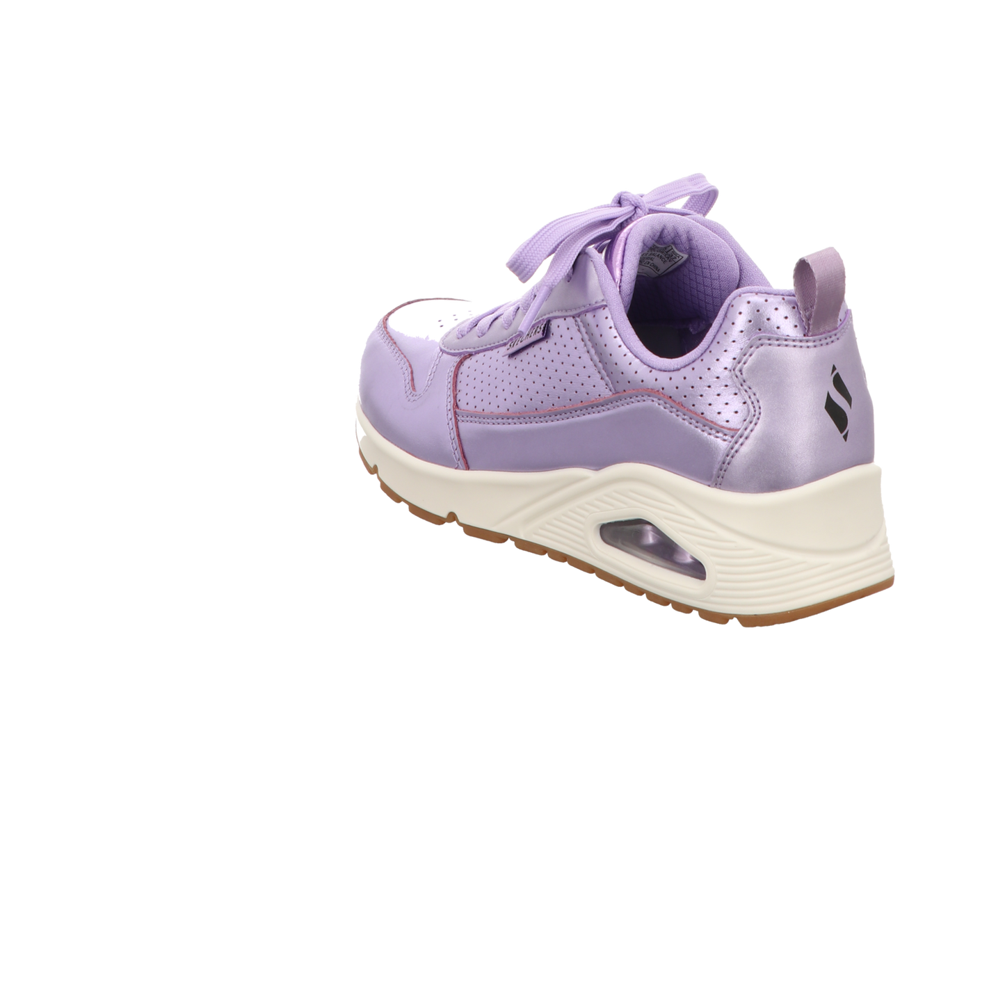 Skechers Damen Schnürschuh Uno Metallixs in lila