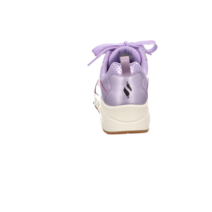Skechers Damen Schnürschuh Uno Metallixs in lila