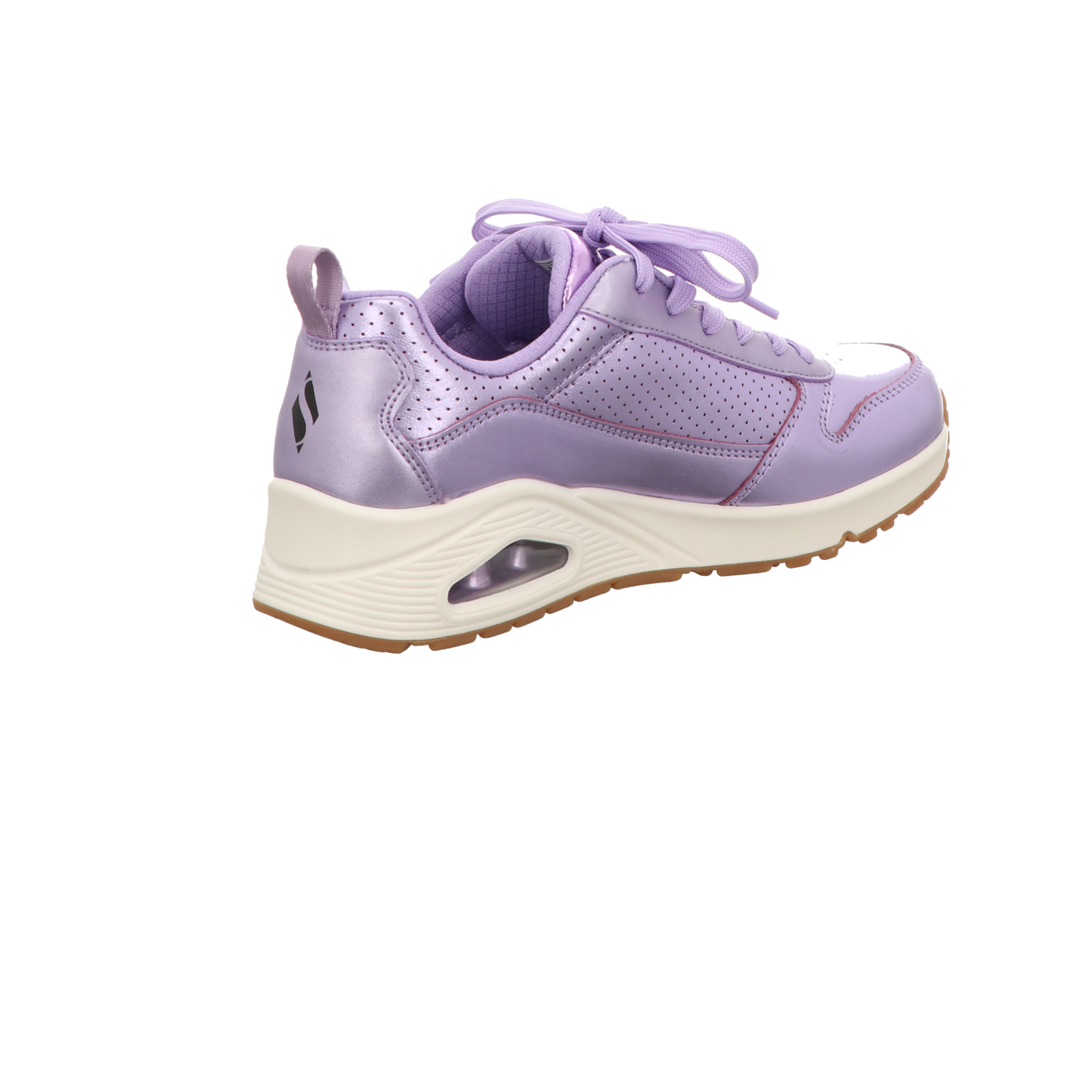 Skechers Damen Schnürschuh Uno Metallixs in lila