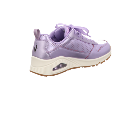 Skechers Damen Schnürschuh Uno Metallixs in lila