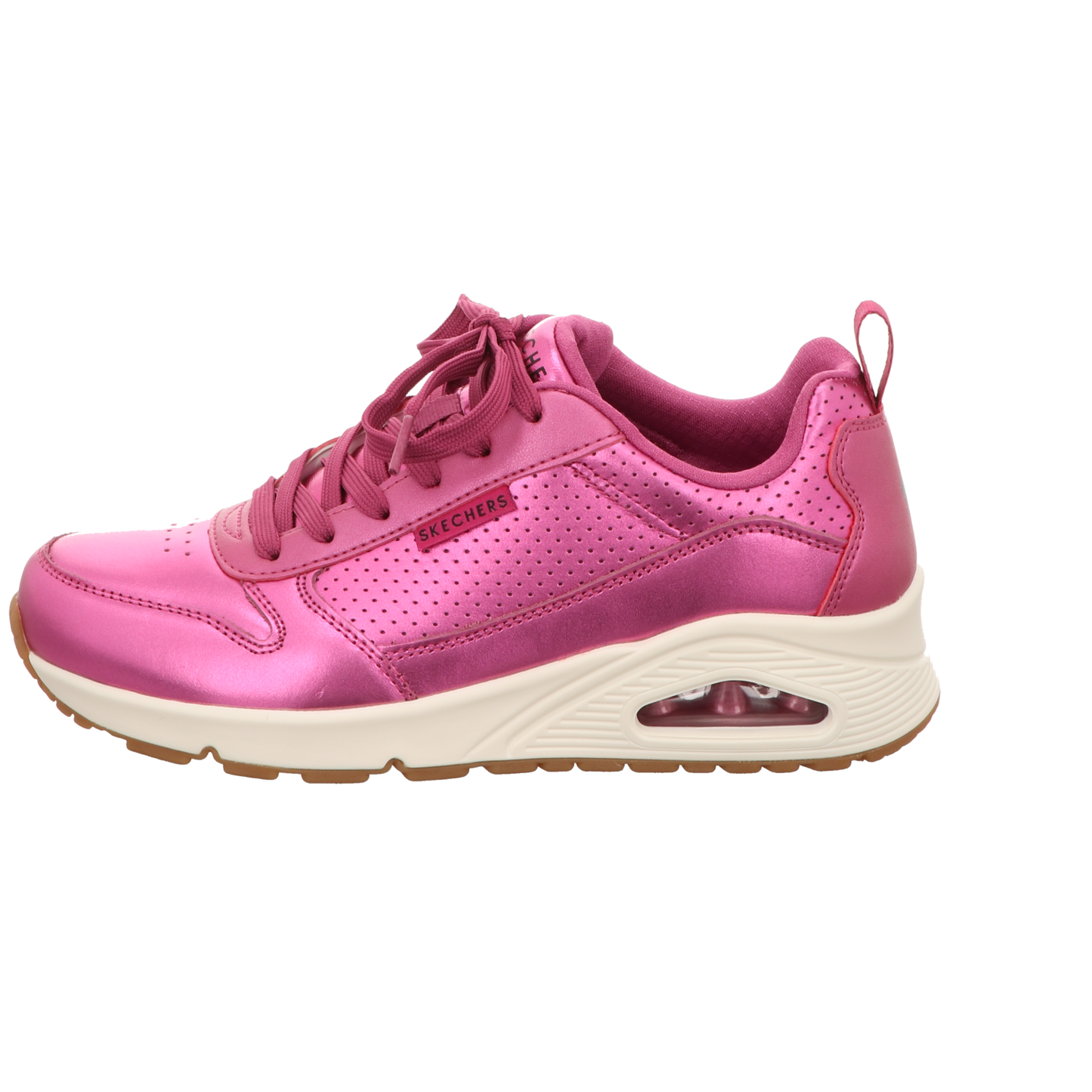 Skechers Damen Schnürschuh Uno Metallics in lila