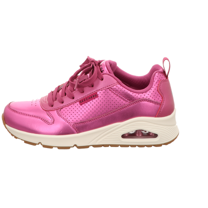 Skechers Damen Schnürschuh Uno Metallics in lila