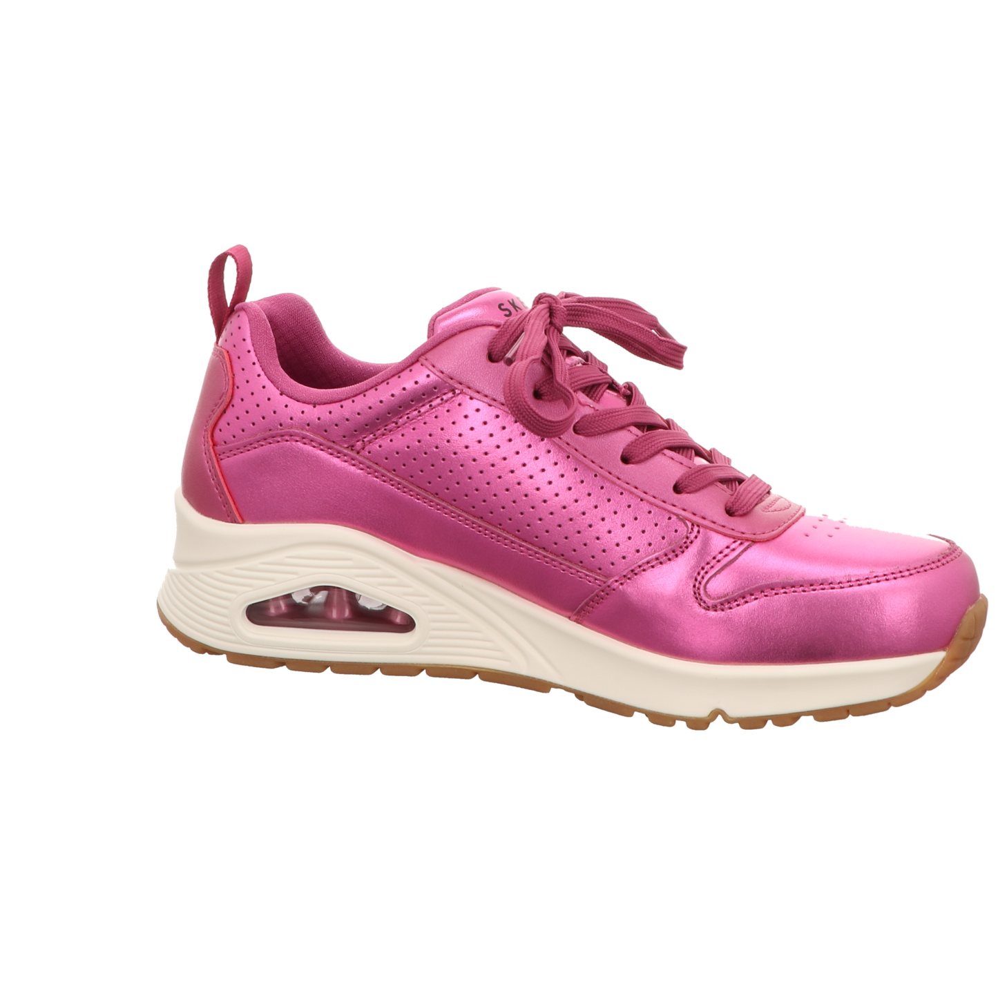 Skechers Damen Schnürschuh Uno Metallics in lila