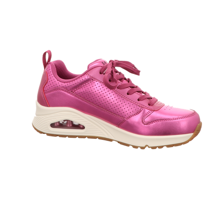 Skechers Damen Schnürschuh Uno Metallics in lila