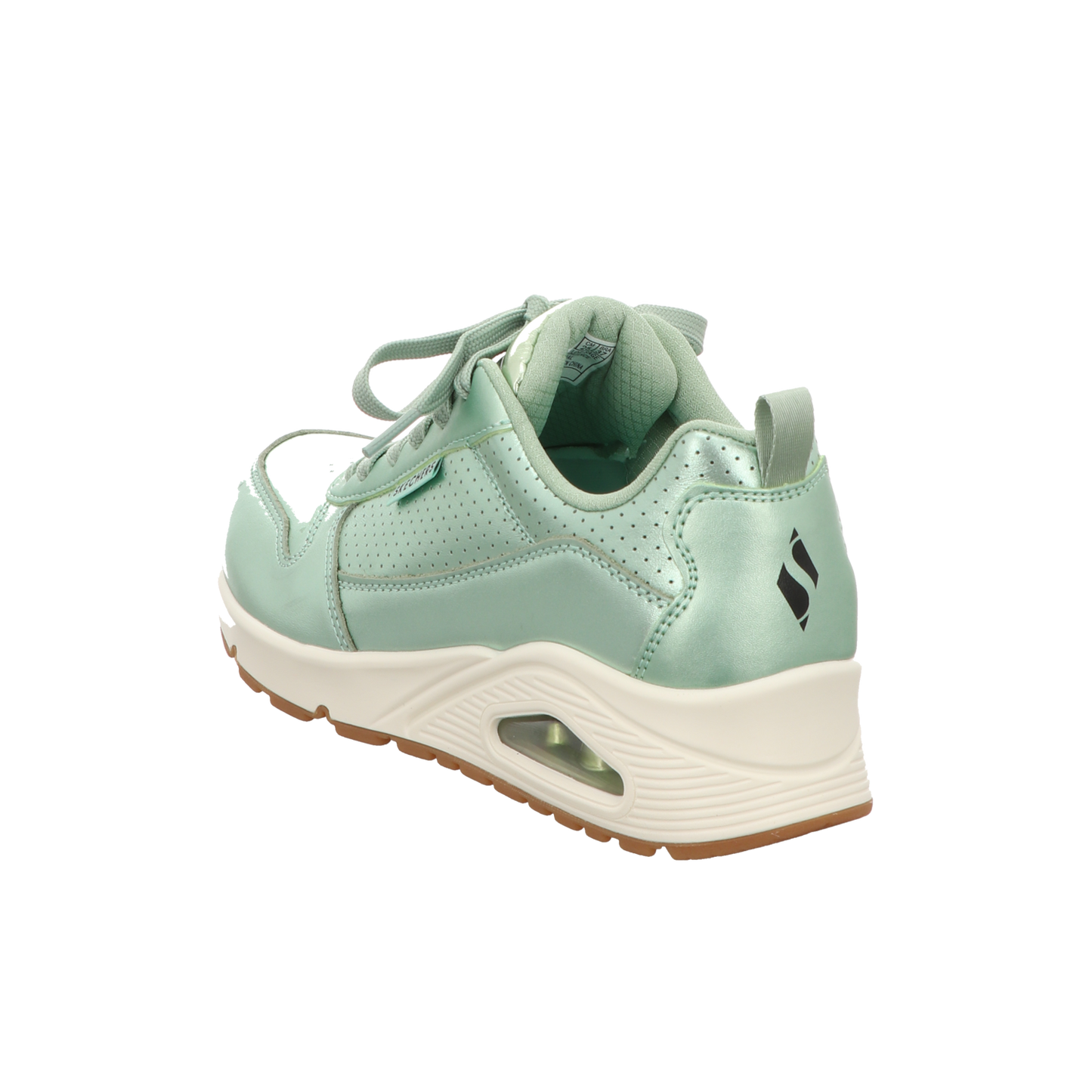 Skechers Damen Schnürschuh Uno Metallixs in gruen