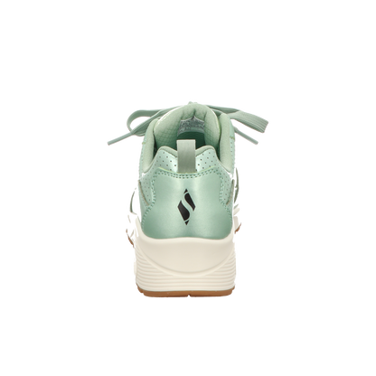 Skechers Damen Schnürschuh Uno Metallixs in gruen