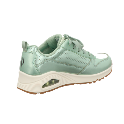 Skechers Damen Schnürschuh Uno Metallixs in gruen