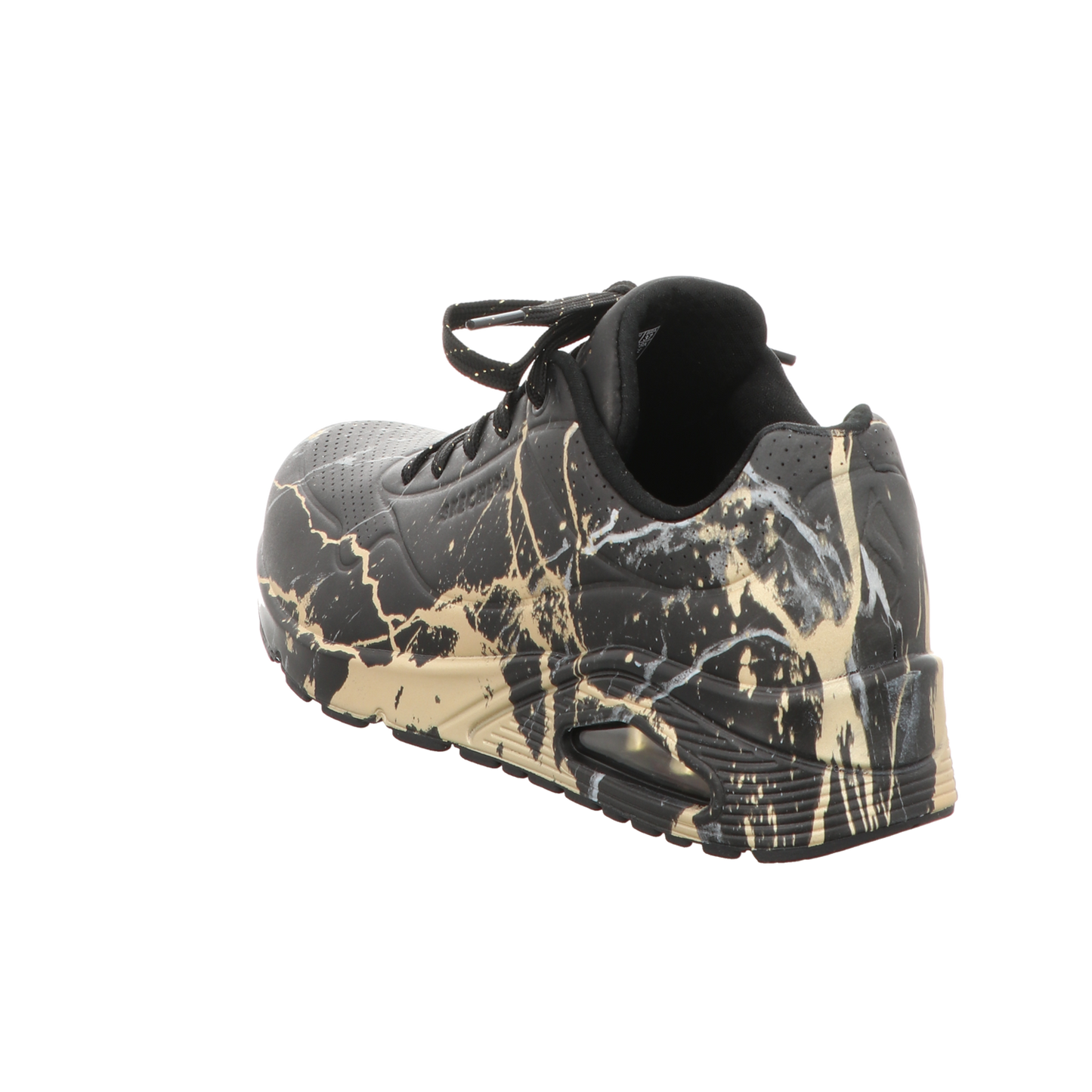 Skechers Damen Schnürschuh Uno Marbel Marvel in schwarz