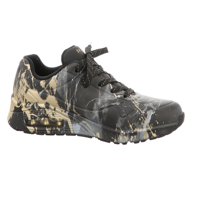 Skechers Damen Schnürschuh Uno Marbel Marvel in schwarz